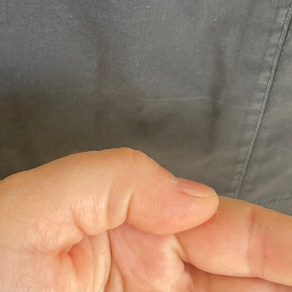 Eddie Bauer Fall Coat Jacket Black Removable Lining 3/4 Length FLAWS Size Medium - Picture 12 of 16